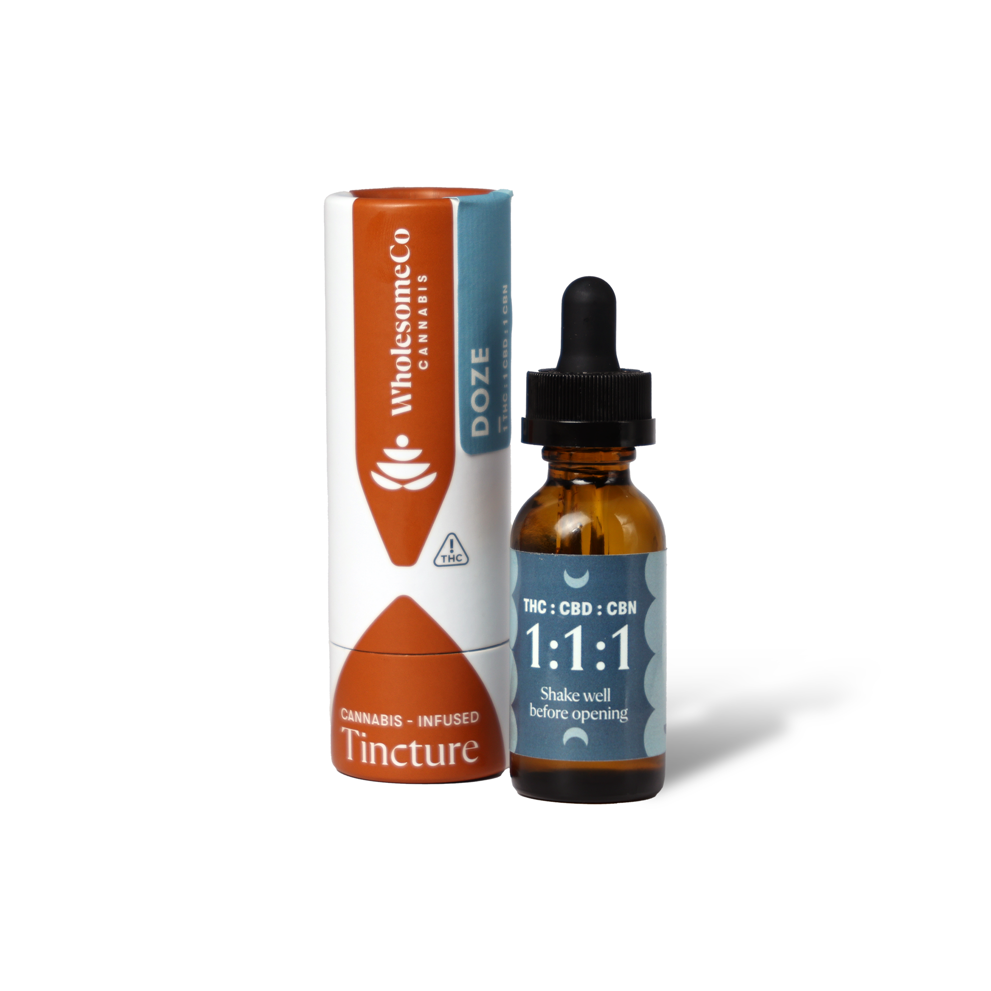 WholesomeCo 1:1:1 THC:CBN:CBD Doze – 30ml Tincture | WholesomeCo