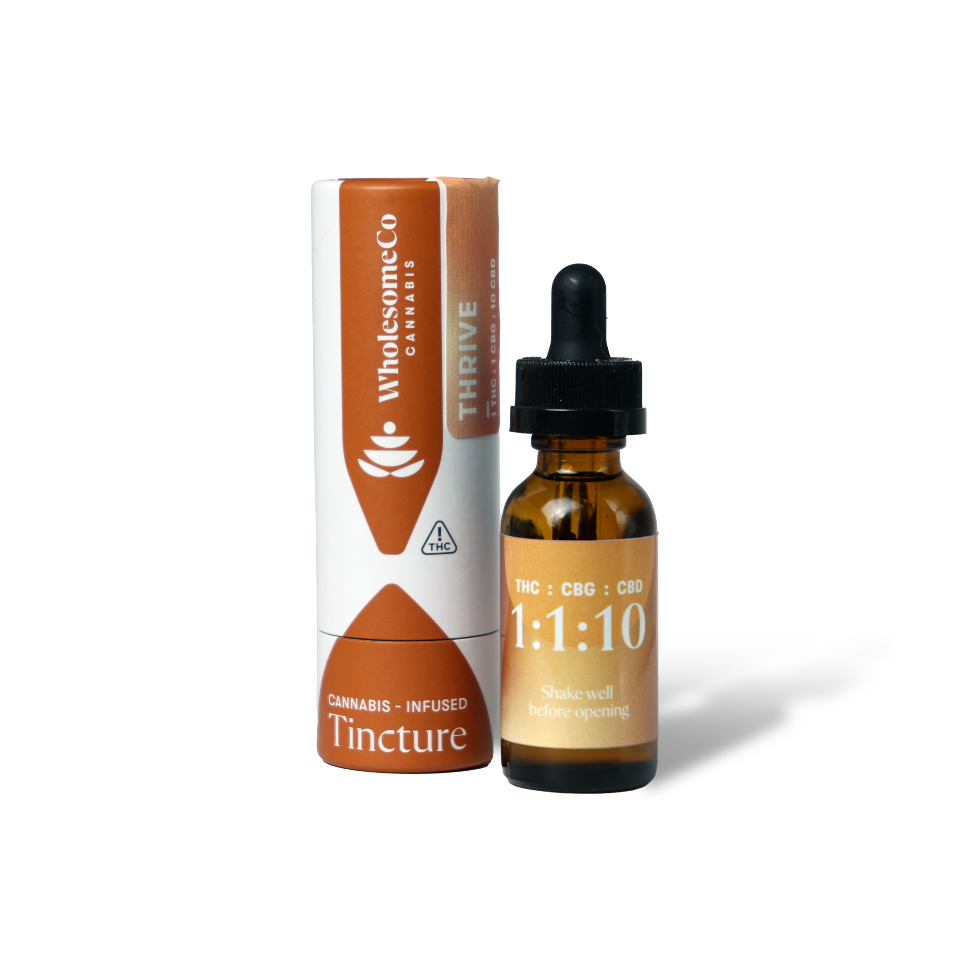 WholesomeCo 1:1:10 THC:CBG:CBD Thrive ACDC – 30ml Tincture
