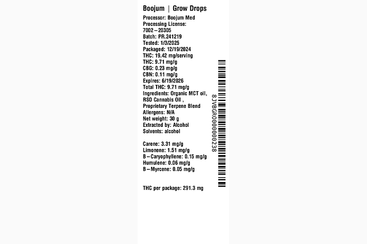 Grow Drops by Boojum