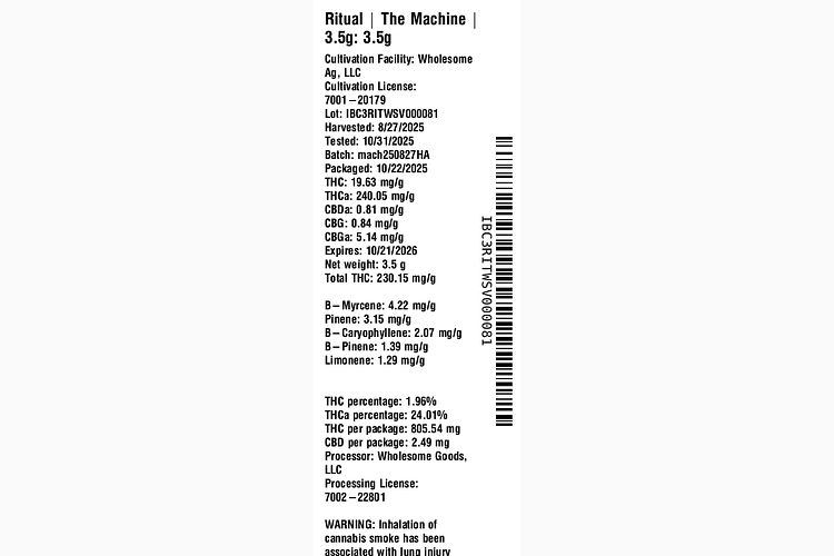 The Machine by Ritual