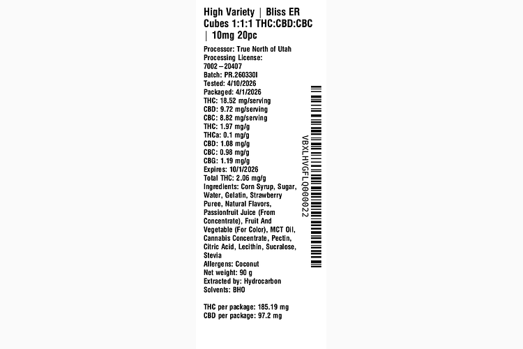 Bliss ER Cubes by High Variety