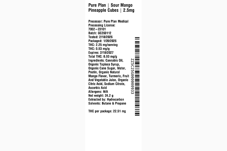 Sour Mango Pineapple by Pure Plan