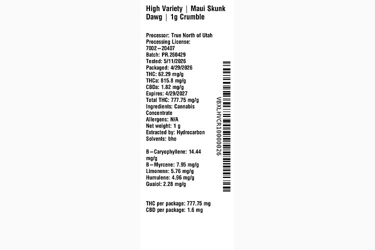 Maui Skunk Dawg by High Variety