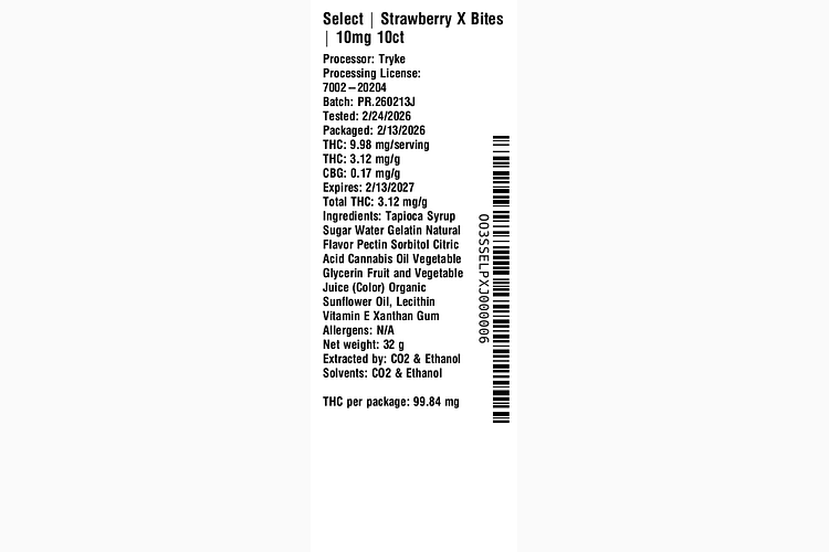 Strawberry X Bites by Select