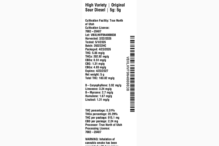 Original Sour Diesel by High Variety