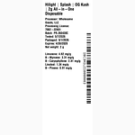 Splash | OG Kush | 2g All-in-One Disposable by Hilight