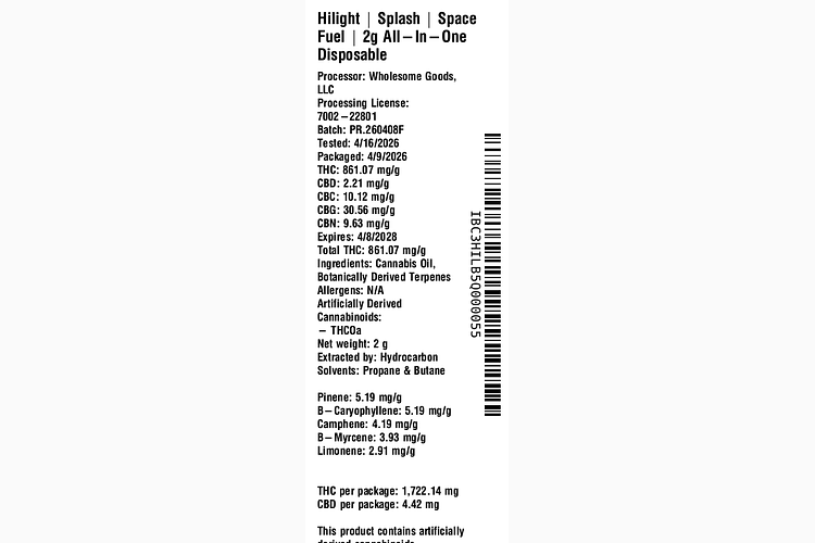 Splash - Space Fuel by Hilight