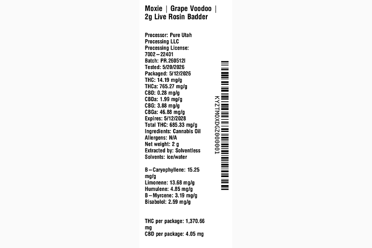 Grape Voodoo by Moxie