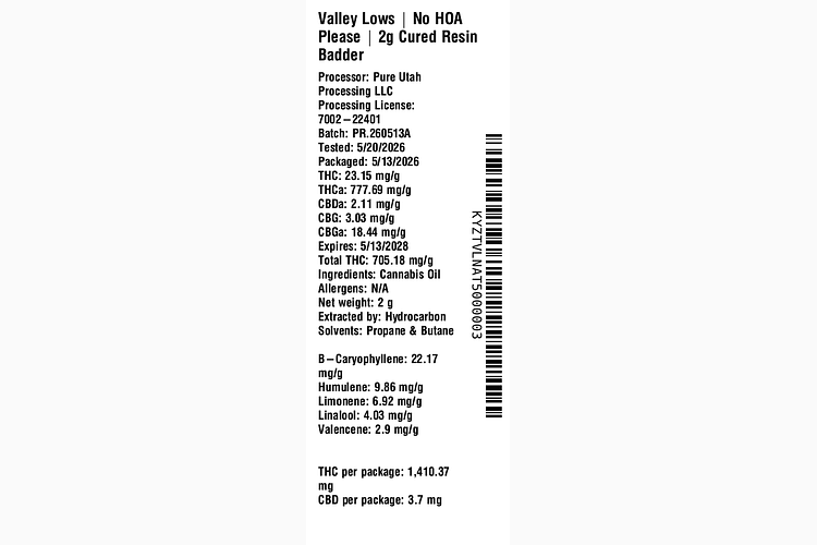 No HOA Please by Valley Lows