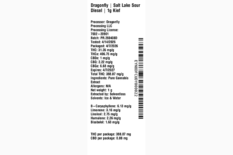 Salt Lake Sour Diesel by Dragonfly