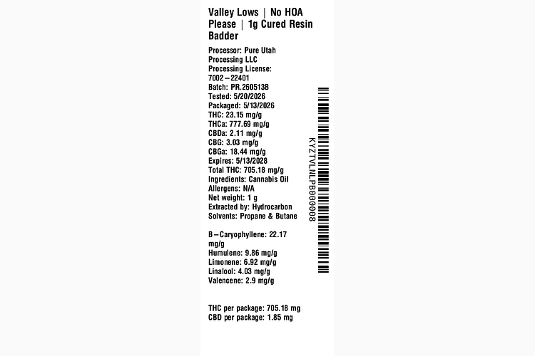 No HOA Please by Valley Lows