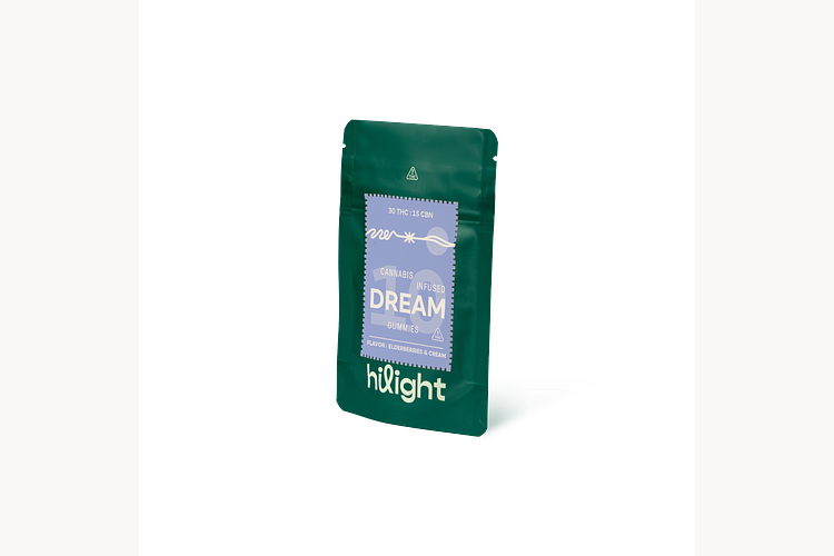 Dream – Elderberries & Cream 2:1 THC: CBN Gummy – 30mg 10-pack
