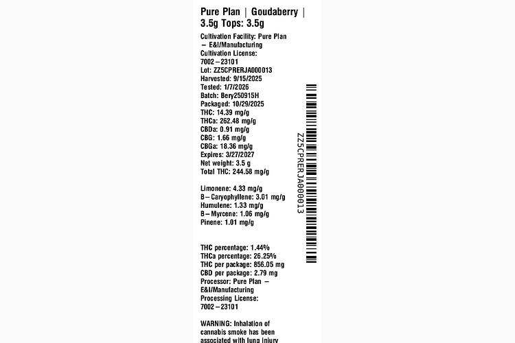 Goudaberry by Pure Plan