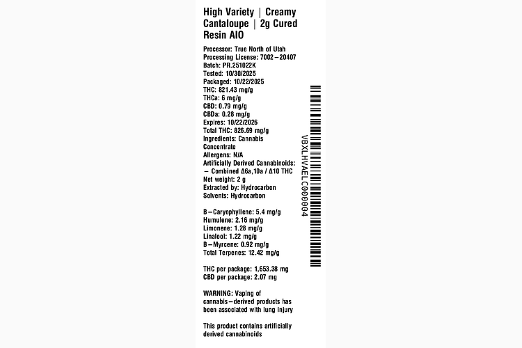 Creamy Cantaloupe by High Variety
