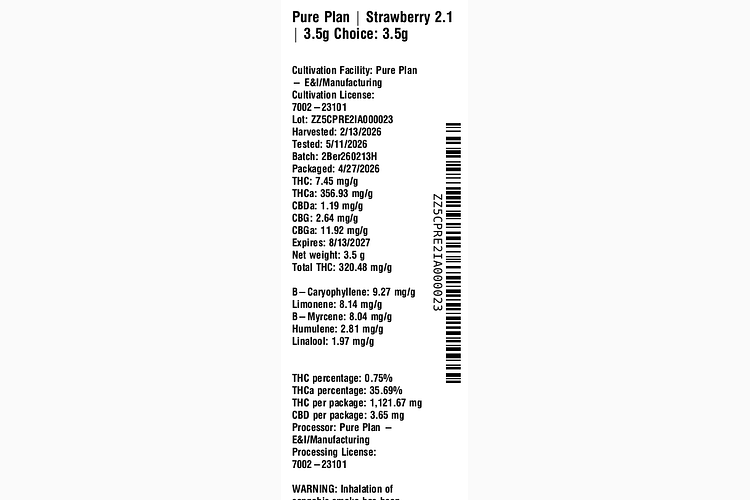 Strawberry 2.1 by Pure Plan