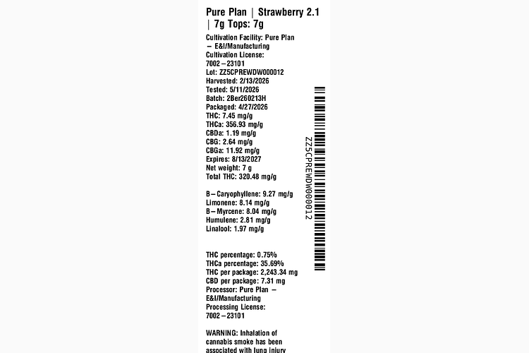 Strawberry 2.1 by Pure Plan