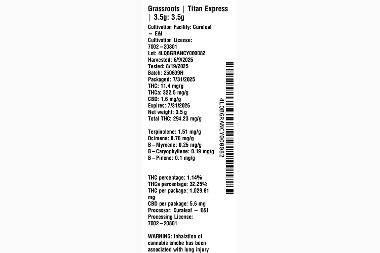 Titan Express by Grassroots