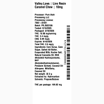 Live Resin Caramel Chew by Valley Lows