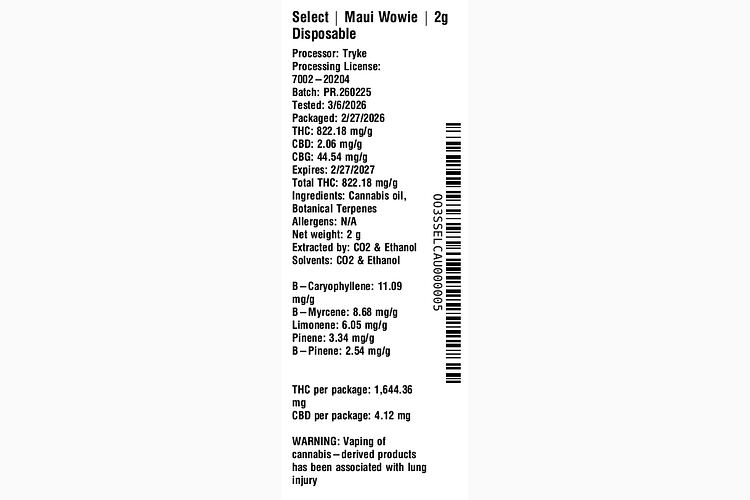 Maui Wowie by Select