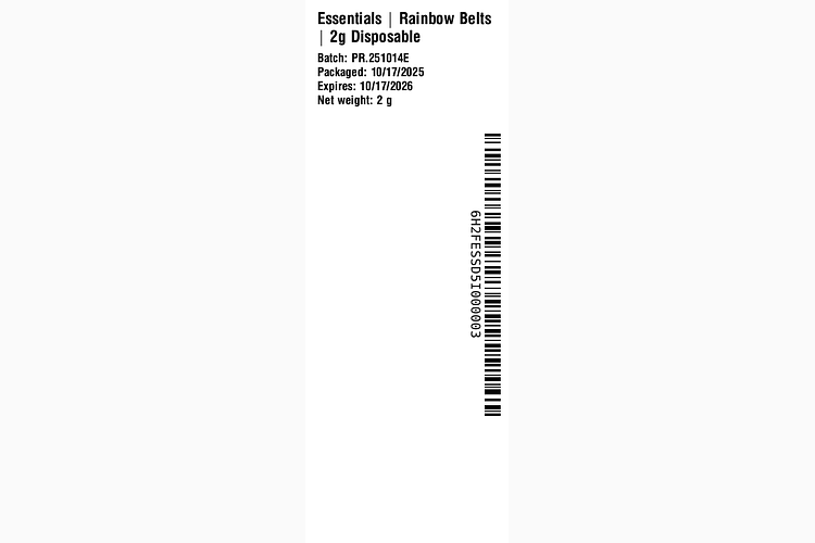 Rainbow Belts by Essentials