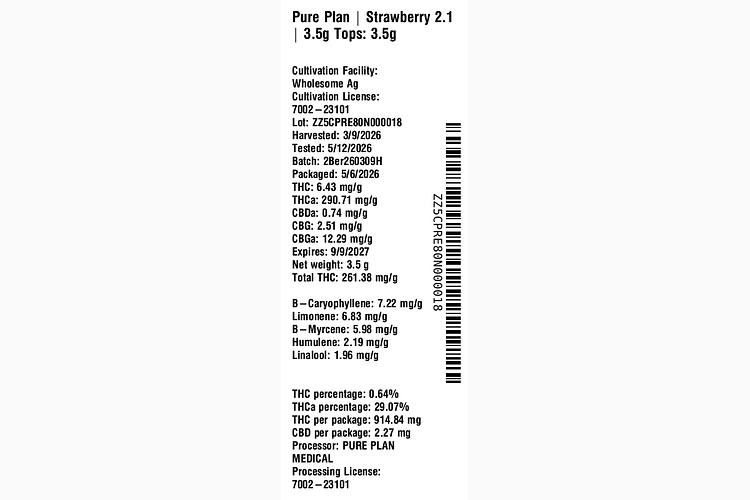 Strawberry 2.1 by Pure Plan