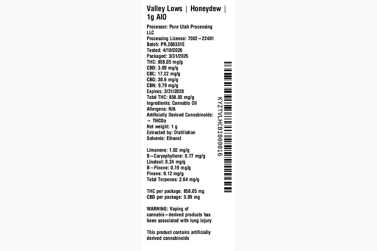 Honeydew by Valley Lows