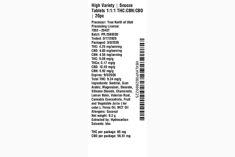 Snooze by High Variety