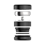 Flower Mill - 2.5" Next Gen Premium - Stainless Steel by Flower Mill