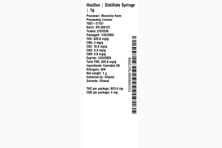 Distillate Syringe by HooDoo