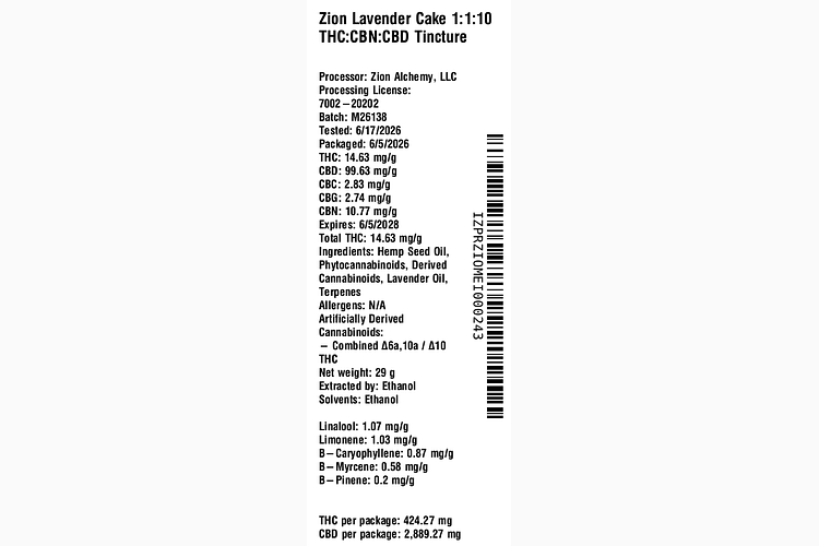 Lavender Cake by Zion