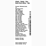 Splash - Sour Black Cherry by Hilight