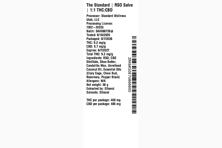 RSO Salve by The Standard