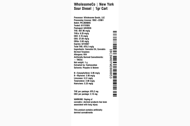 Energize - New York Sour Diesel by WholesomeCo