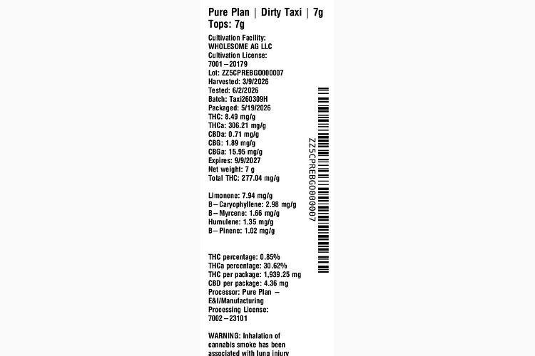 Dirty Taxi by Pure Plan
