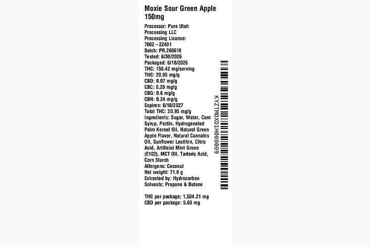 Sour Green Apple by Moxie