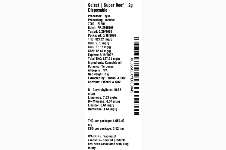 Super Boof by Select