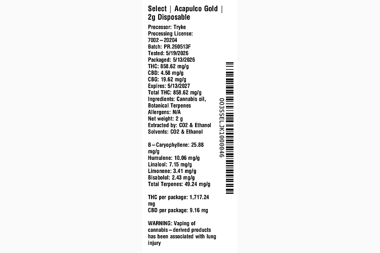 Acapulco Gold by Select