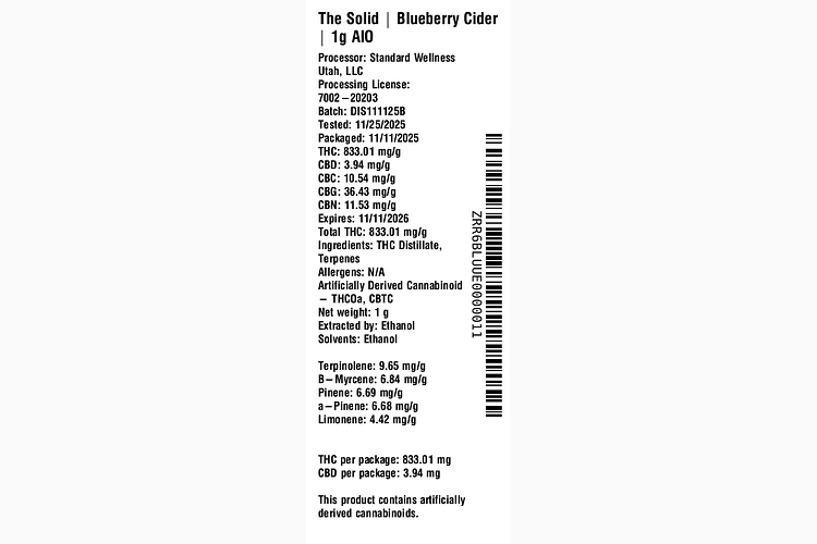 Blueberry Cider by The Solid