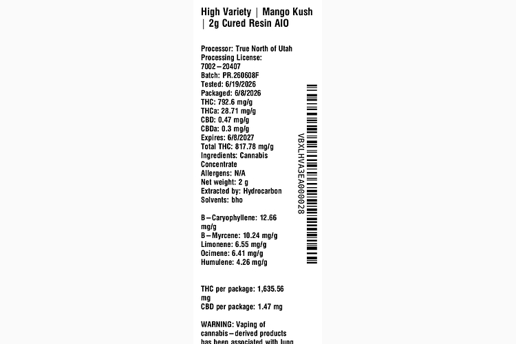 Mango Kush by High Variety