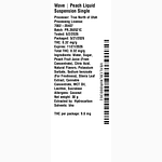 Peach Liquid Suspension by Wave