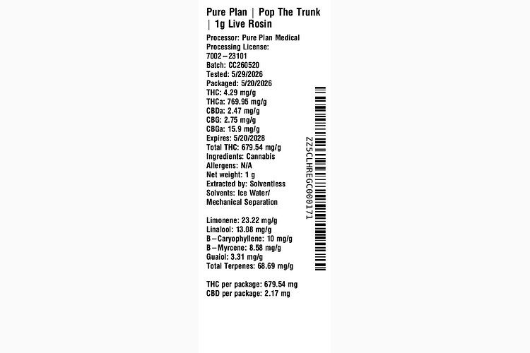 Pop The Trunk by Pure Plan