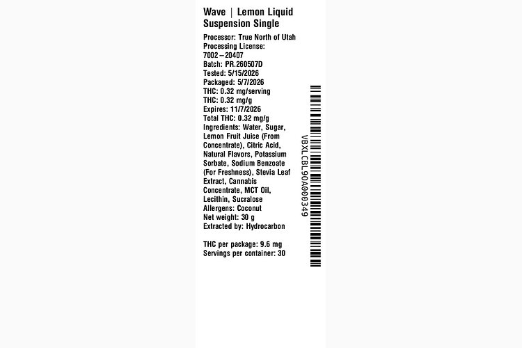 Lemon Liquid Suspension by Wave