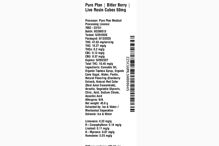 Bitter Berry by Pure Plan