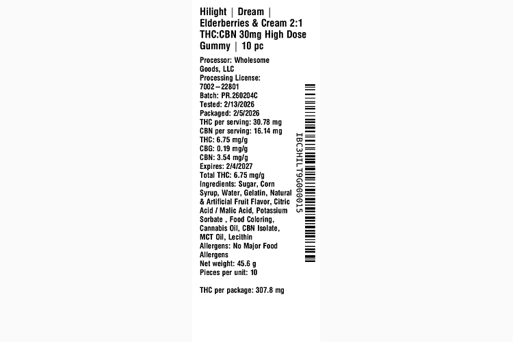 Dream - Elderberries & Cream by Hilight