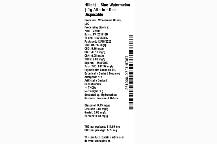 Blue Watermelon All-In-One by Hilight