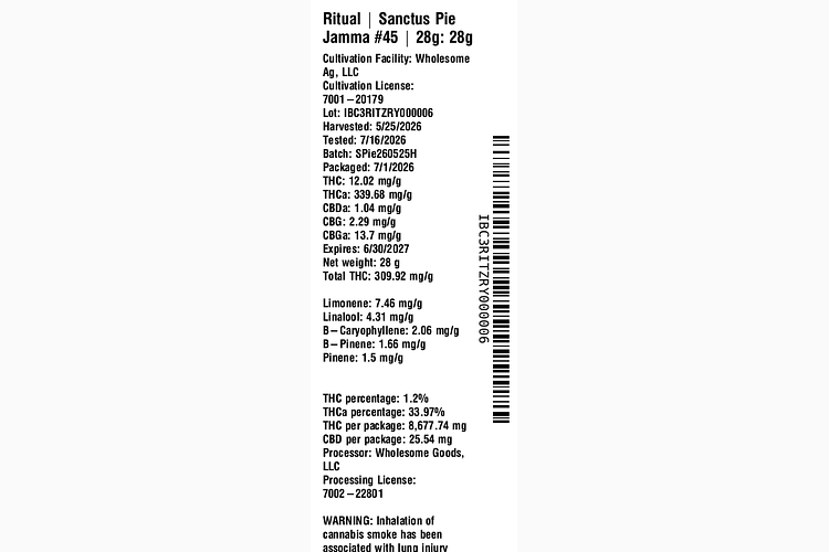 Sanctus Pie Jamma #45 by Ritual