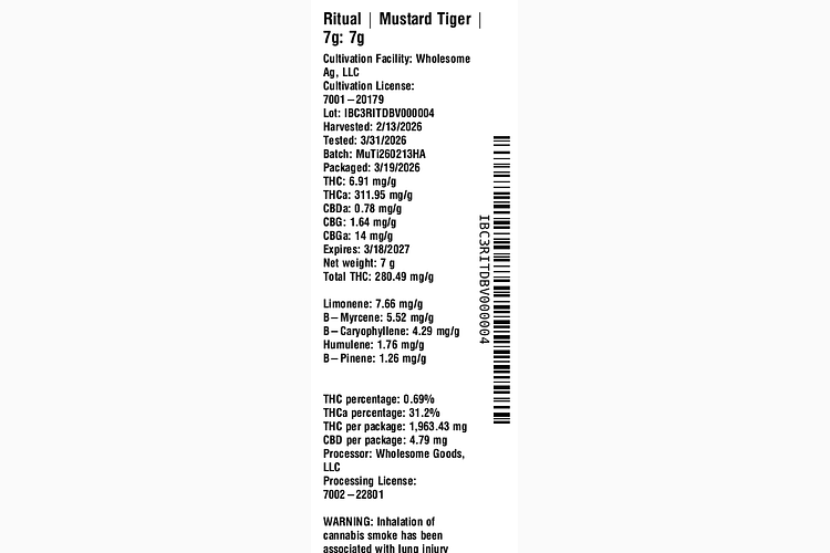 Mustard Tiger by Ritual