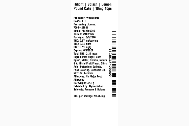 Splash - Lemon Pound Cake by Hilight