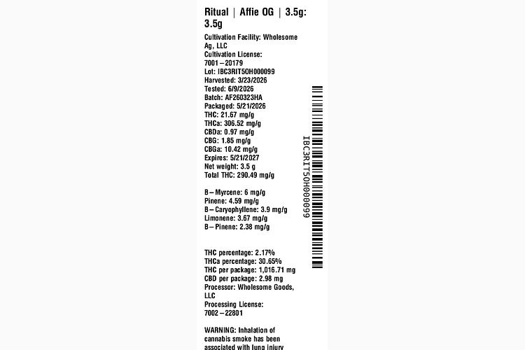 Affie OG by Ritual