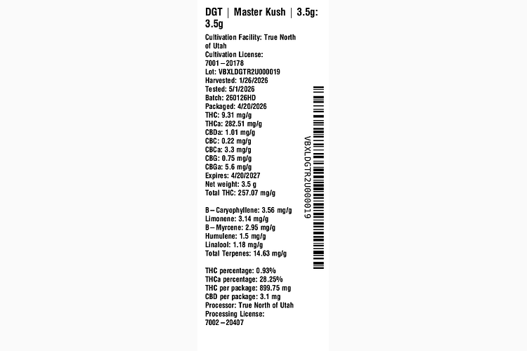 Master Kush by DGT